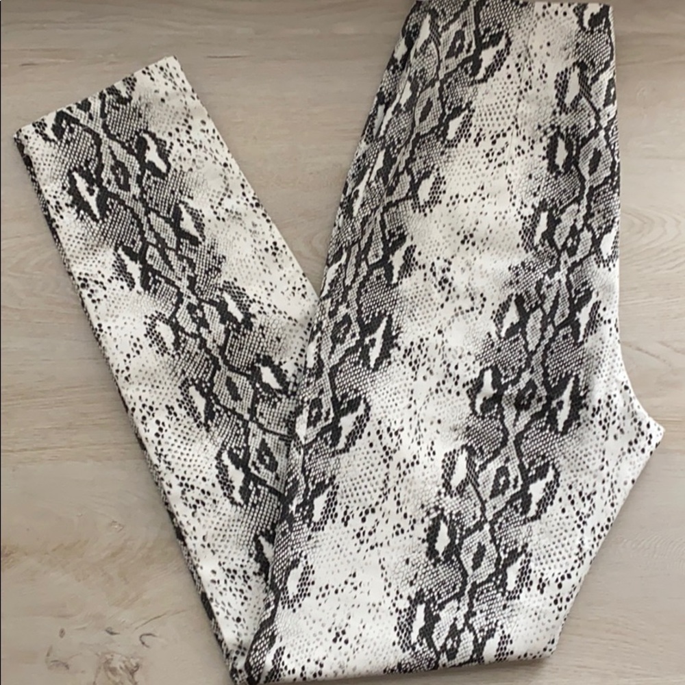Revolve Snakeskin Print Jegging